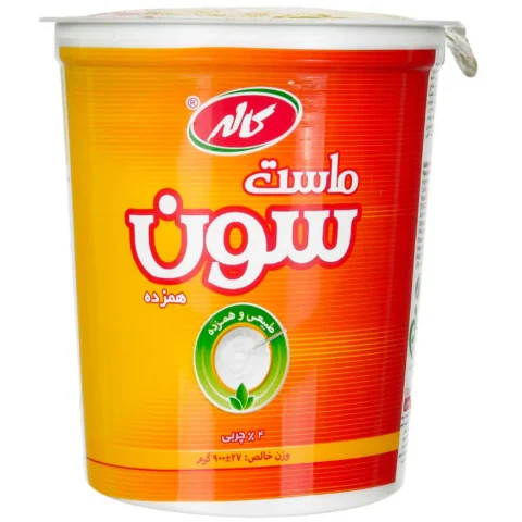 ماست همزده پرچرب سون کاله 900 گرمی