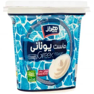 ماست همزده پرچرب یونانی هراز 750 گرمی
