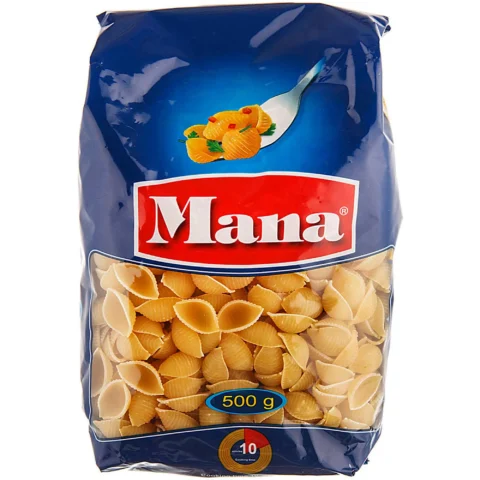 ماکارونی گوش ماهی مانا 500 گرمی