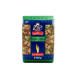 ماکارونی فرمی شلز سبزیجات زر ماکارون 500 گرم
