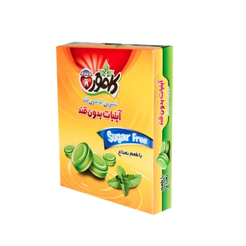 کامور آب نبات بدون قند نعنا