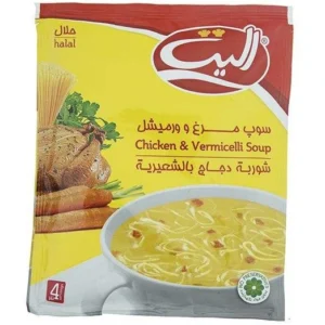 الیت سوپ مرغ و ورمیشل