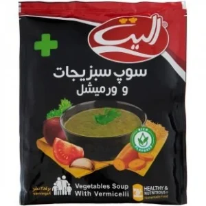 الیت سوپ سبزیجات و ورمیشل