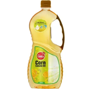 روغن مایع مخلوط ذرت و کانولا توسکا لایت (1350 گرم)