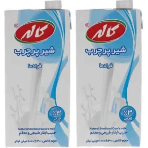 کاله شیر فرادما3درصد پاکتی یک لیتری