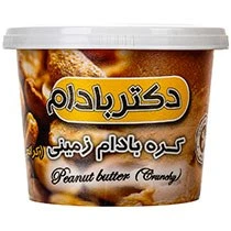 دکتر بادام کره ی بادام زمینی ۲۲۰ گرمی کرانچی