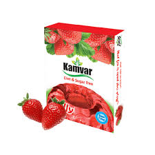 کامور ژله توت فرنگی