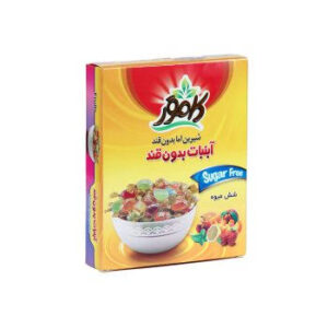 کامور آب نبات شیش میوه ۱۱۰ گرمی