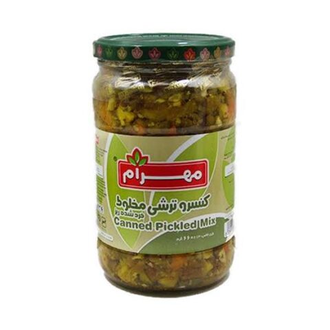مهرام ترشی مخلوط ۶۴۰ گرمی