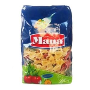مانا پاستا پروانه کوچک سبزیجات ۵۰۰ گرمی