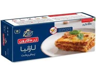 زرماکارون لازانیا ۵۰۰ گرمی