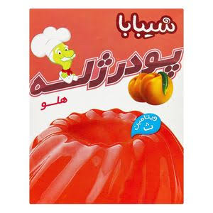 شیبابا پودر ژله هلو