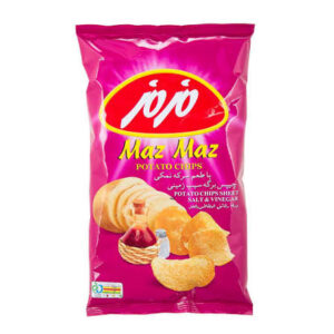 مزمز چیپس سرکه نمکی ۶۰ گرمی