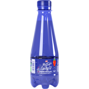 آب گازدار توت فرنگی لاکی یو کاله 250 میل