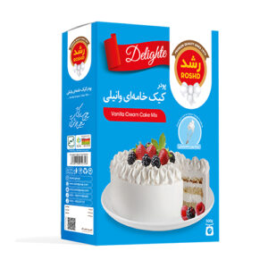رشد پودر کیک خامه ایی وانیلی