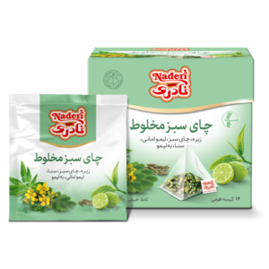 چای سبز تی بگ نادری 12 عددی
