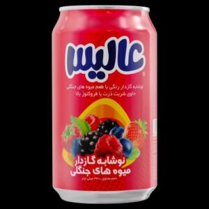 نوشابه میوه های جنگلی عالیس 330 میلی لیتر