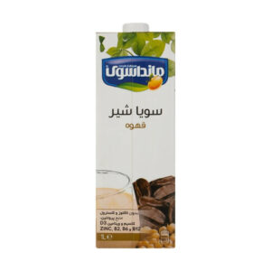 شیر سویا قهوه مانداسوی ۱ لیتری