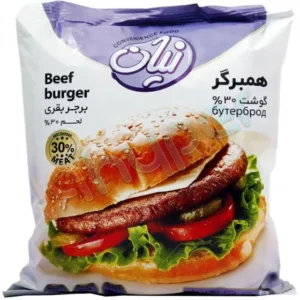 ب آ همبرگر ۳۰٪ فست فود ۵۰۰ گرمی