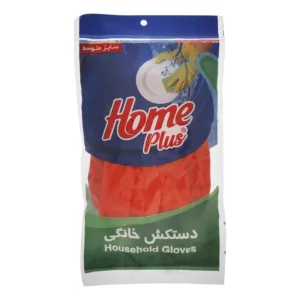 هوم پلاس دستکش لاستیکی خانگی سایز کوچک