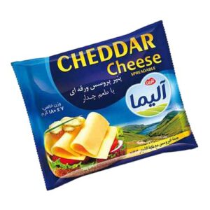 هراز پنیر چدار الیما ورقه ایی ۱۸۰ گرم