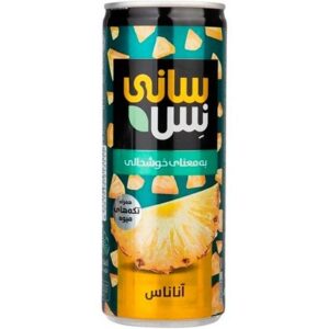 آبمیوه آناناس سانی نس قوطی 240 میلی لیتر