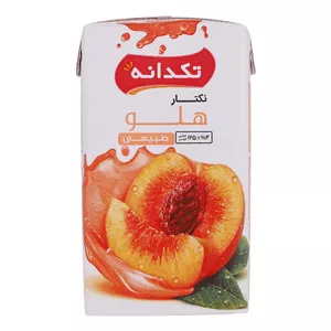 آبمیوه پاکتی هلو تکدانه 125سی سی