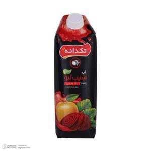آبمیوه پاکتی سیب لبو تکدانه 1 لیتری