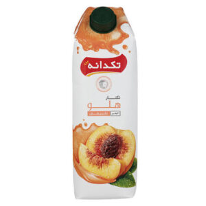 آبمیوه پاکتی هلو تکدانه 1 لیتری