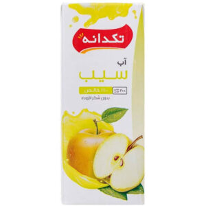 آبمیوه پاکتی سیب تکدانه 200 سی سی