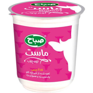 ماست نیم چرب صباح 600 گرم
